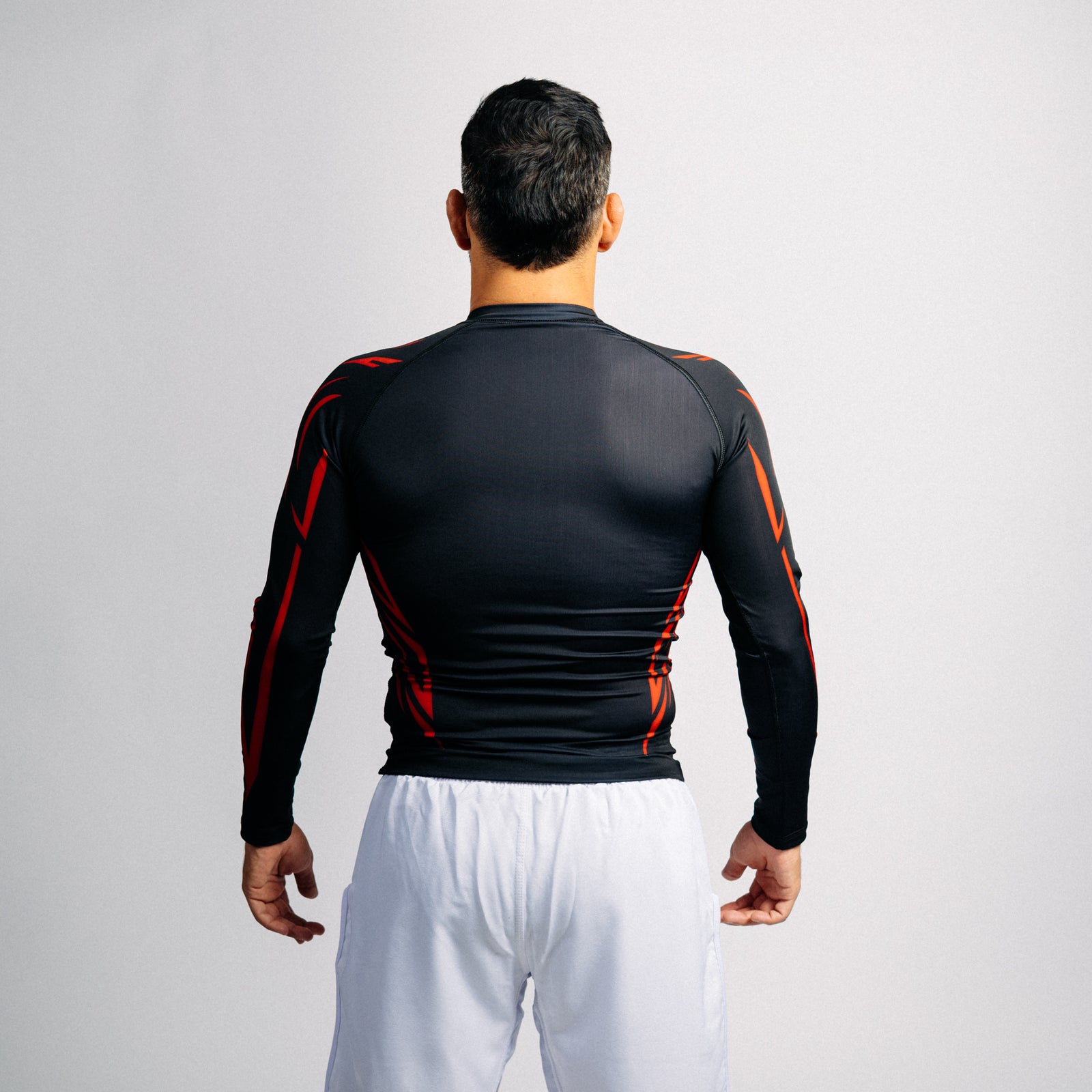 Rash guard "GOAT" svart (lång)