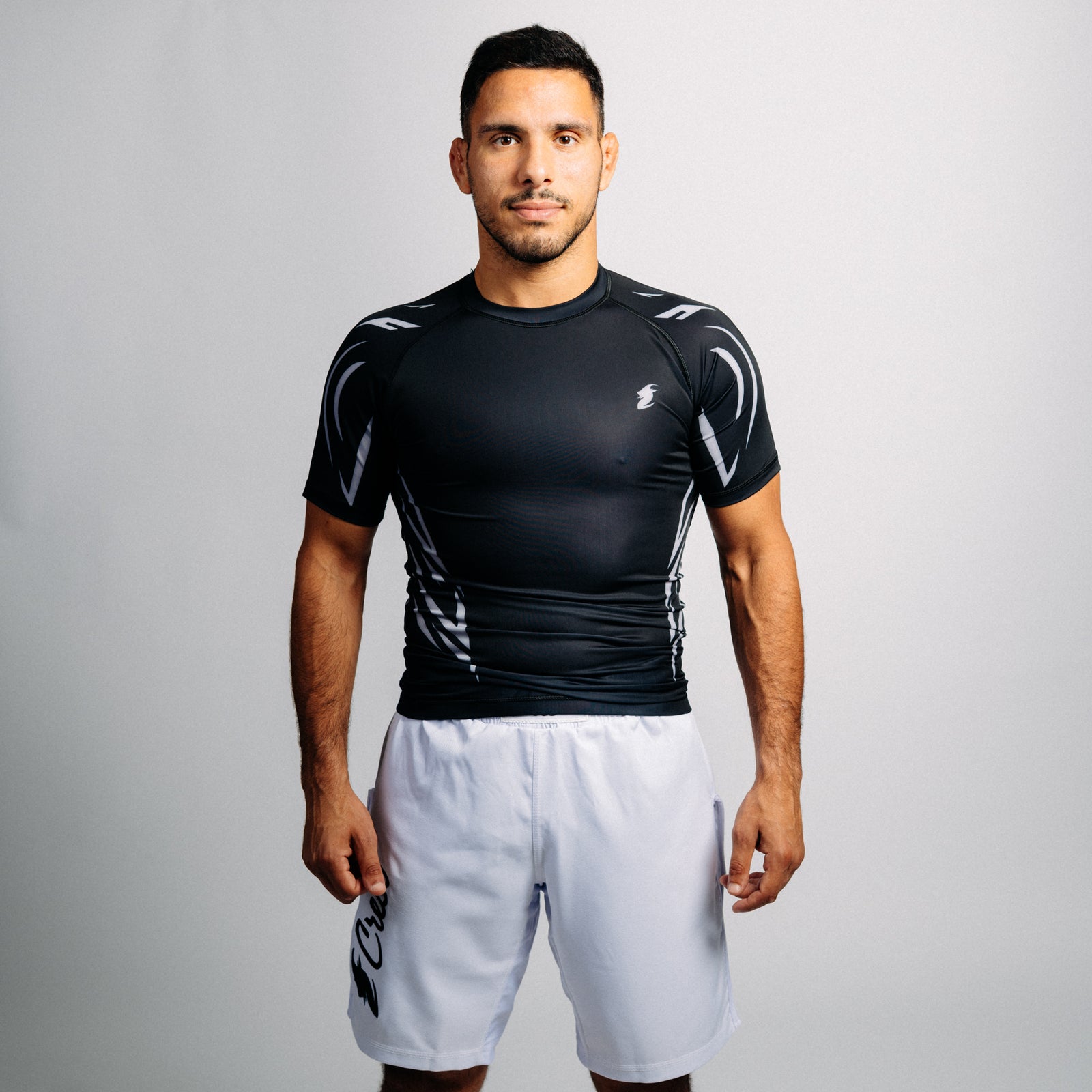 Rash guard "GOAT" svart (lång)