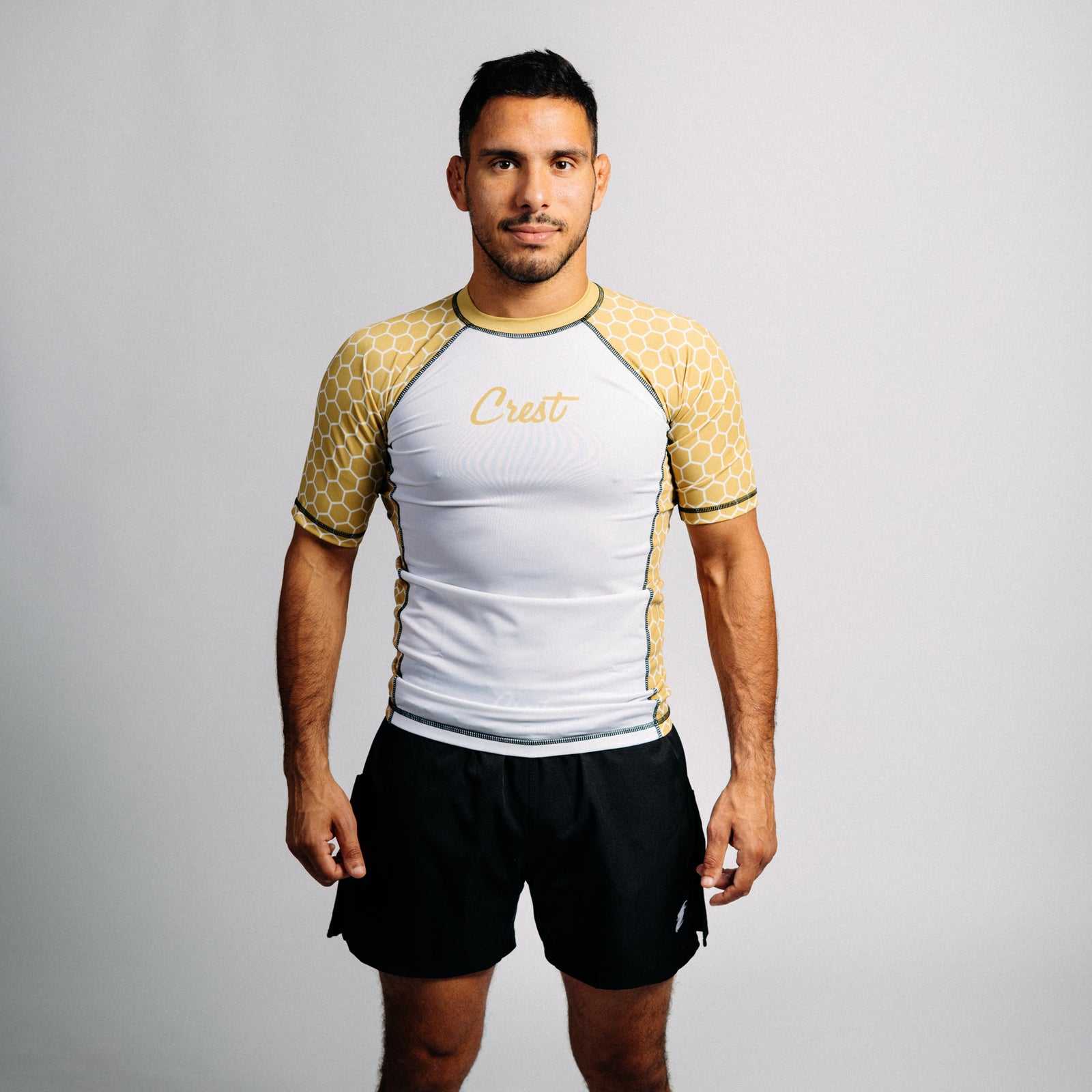 Rash guard "GOAT" svart (lång)