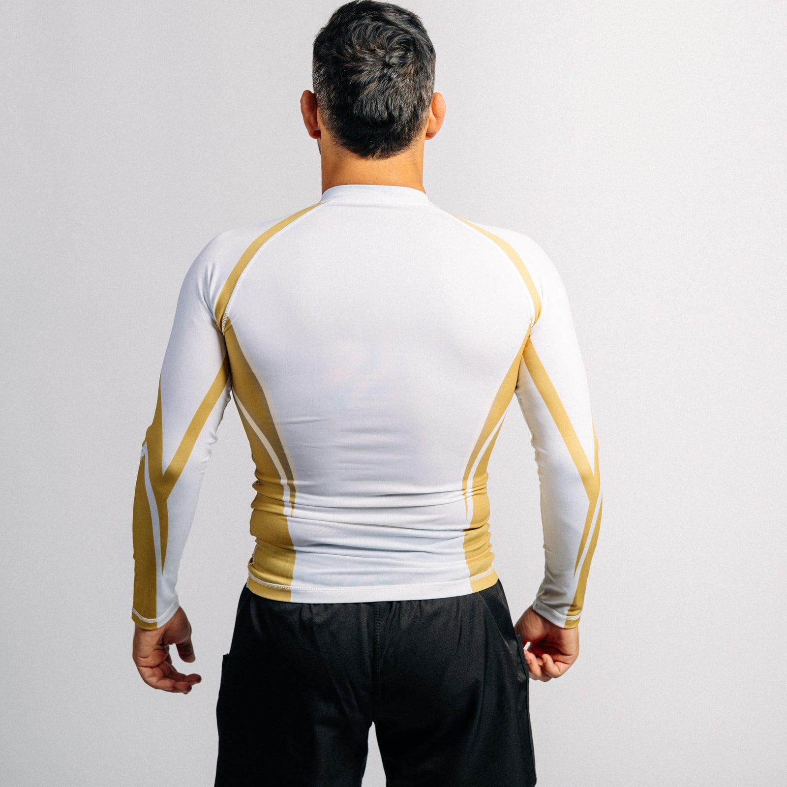 Rash guard "GOAT" svart (lång)