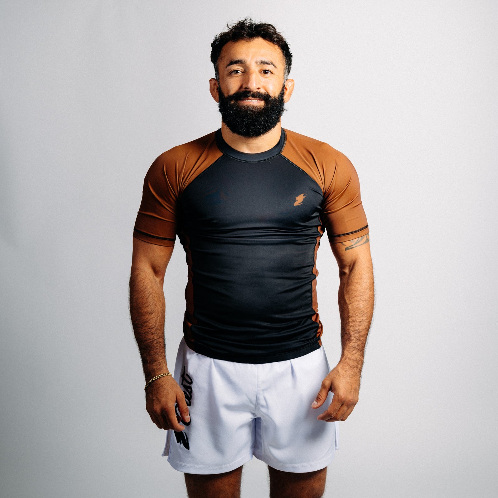 Rash guard blå "C" (lång)