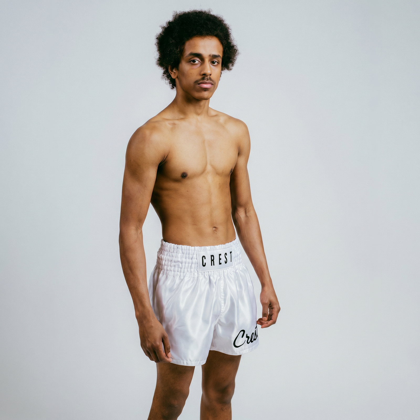 Shorts "C R E S T" (White)