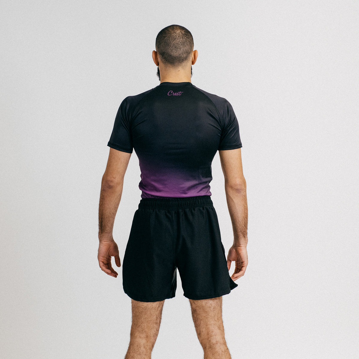 Rash Guard "GOAT" Purple / Black (short)