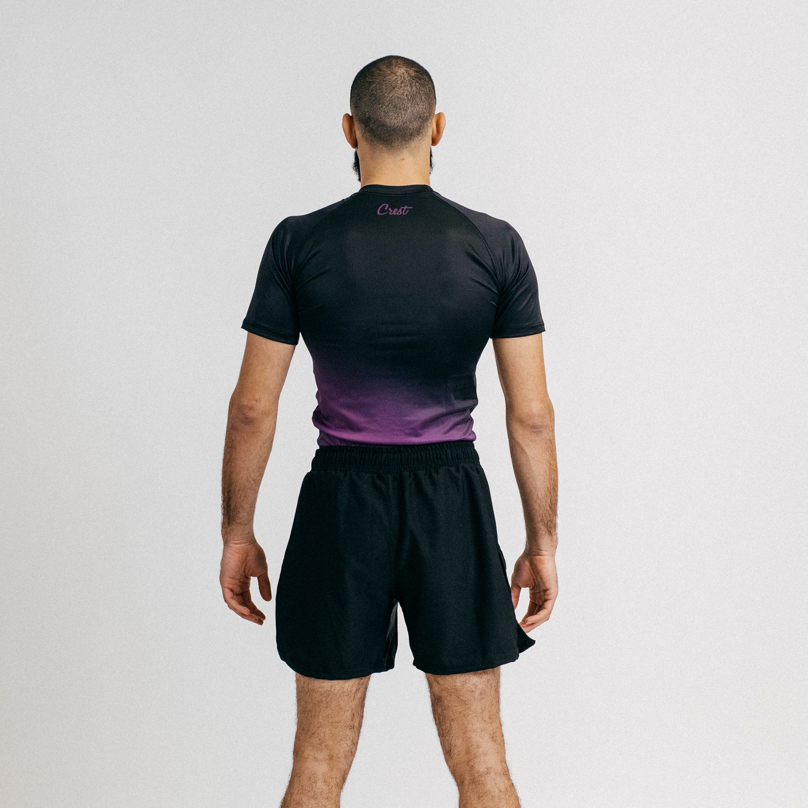 Rash Guard "GOAT" Purple / Black (short)