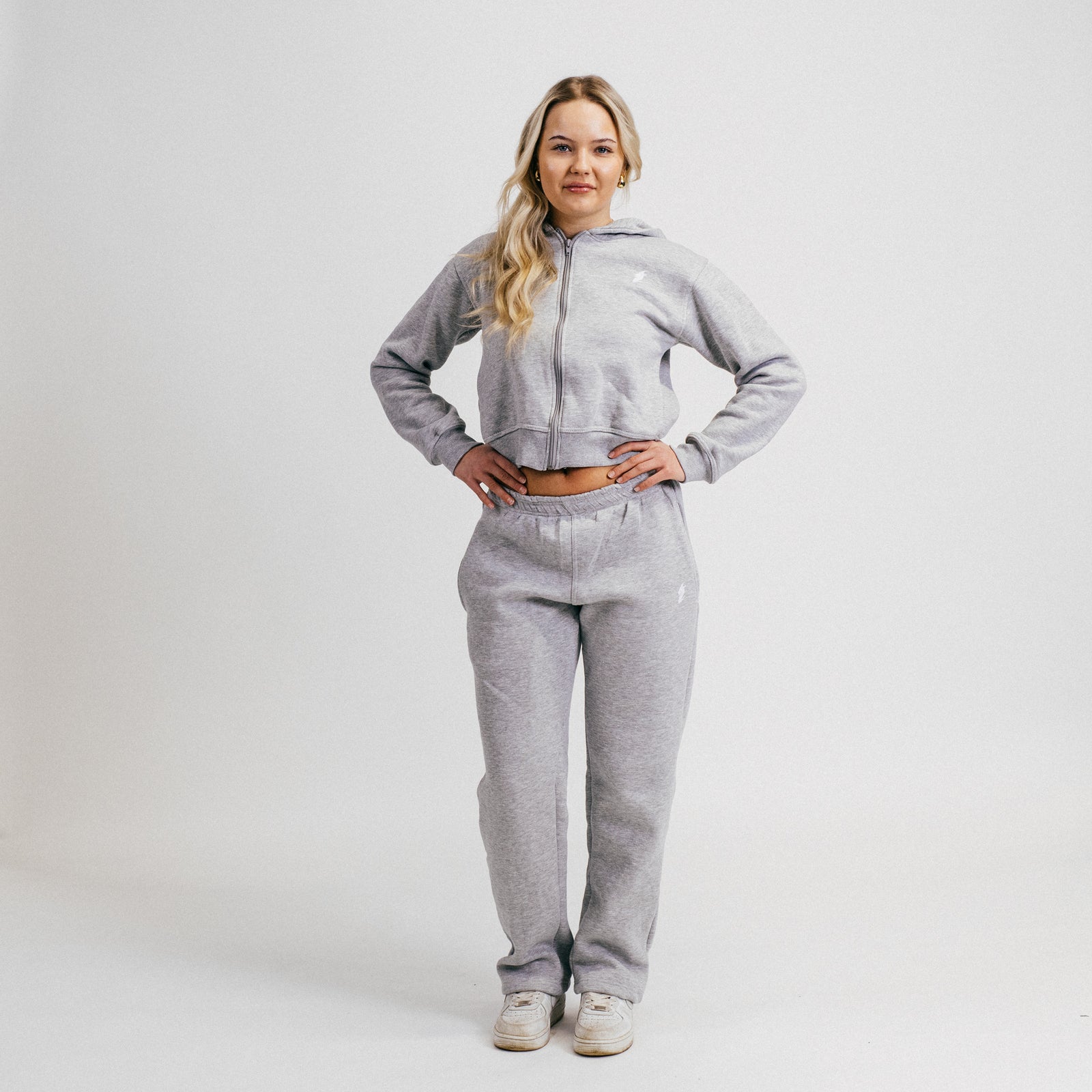 Crest "GOAT" Women hoodie - (Grey) (Light)