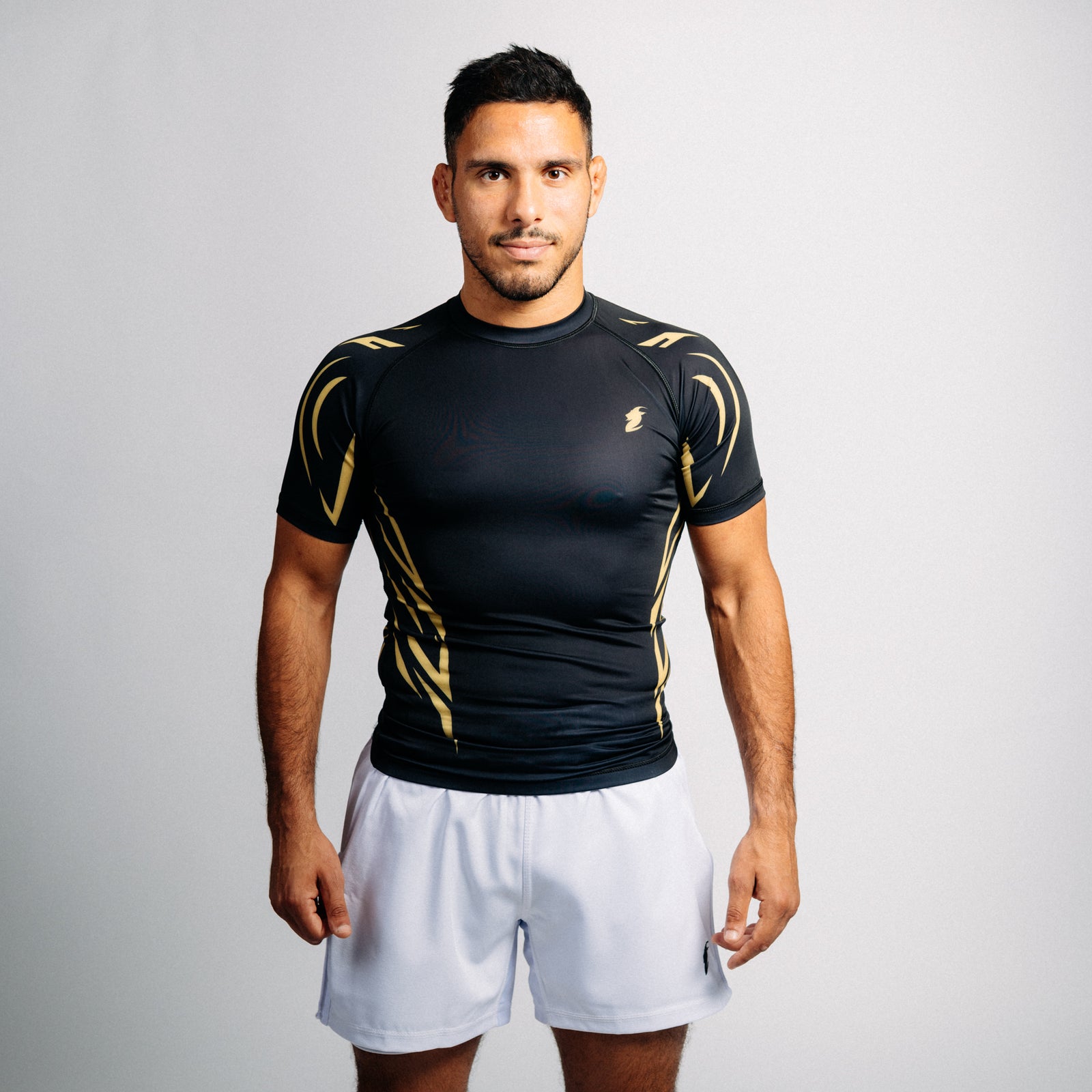 Rash guard "GOAT" svart (lång)