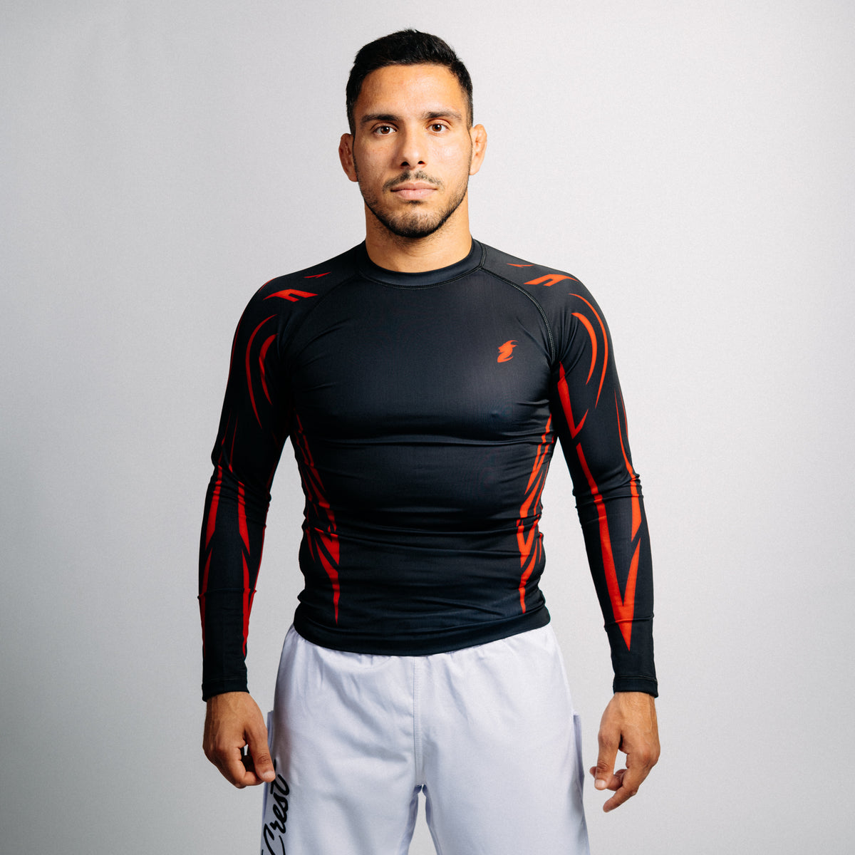 Rash guard "GOAT" svart (lång)