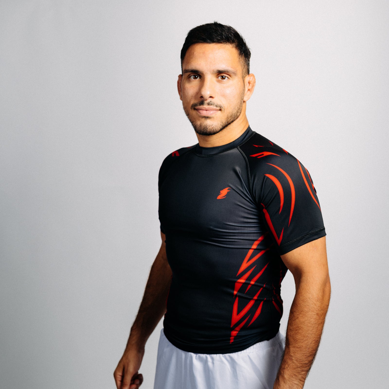 Rash guard "GOAT" svart (lång)