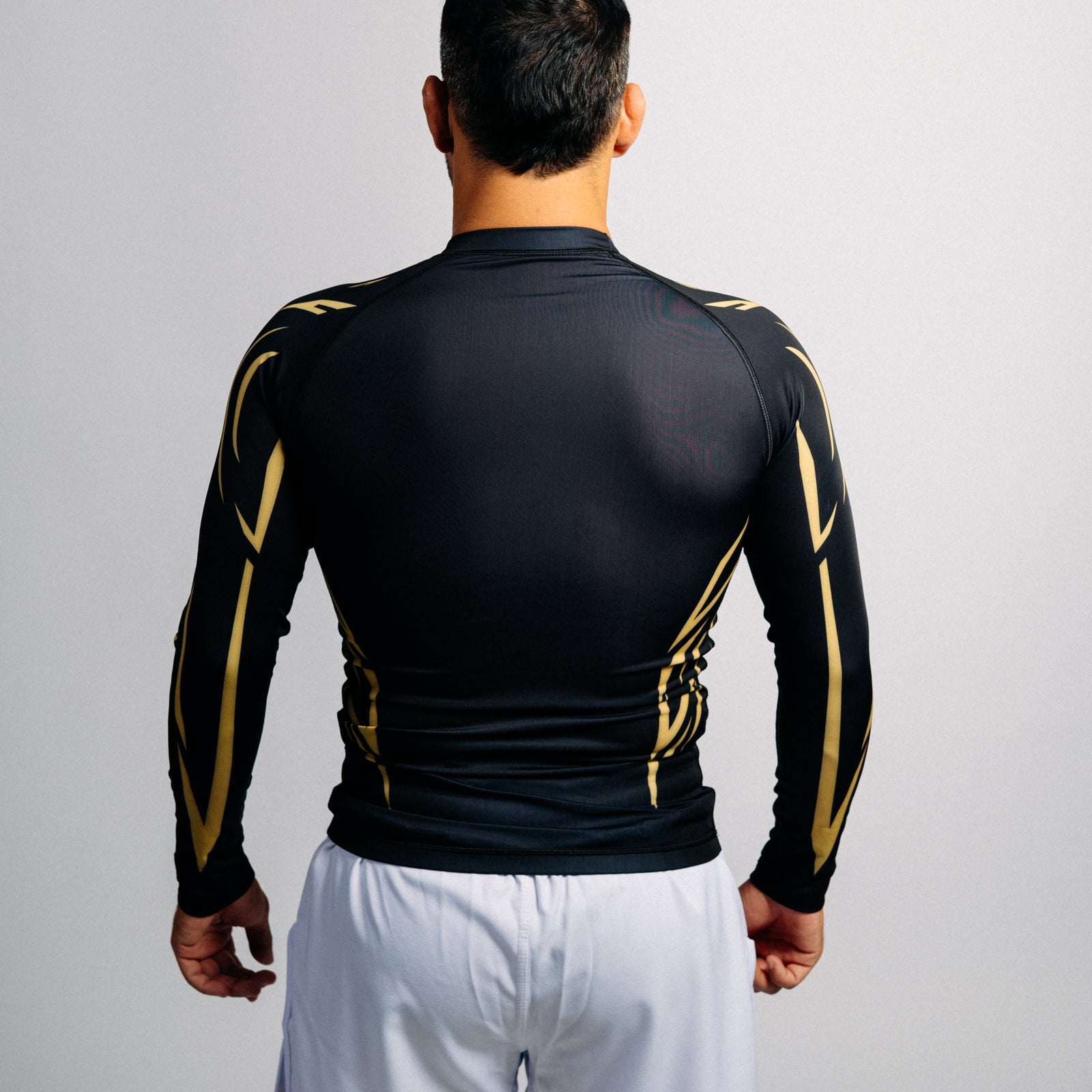 Rash guard "GOAT" svart (lång)