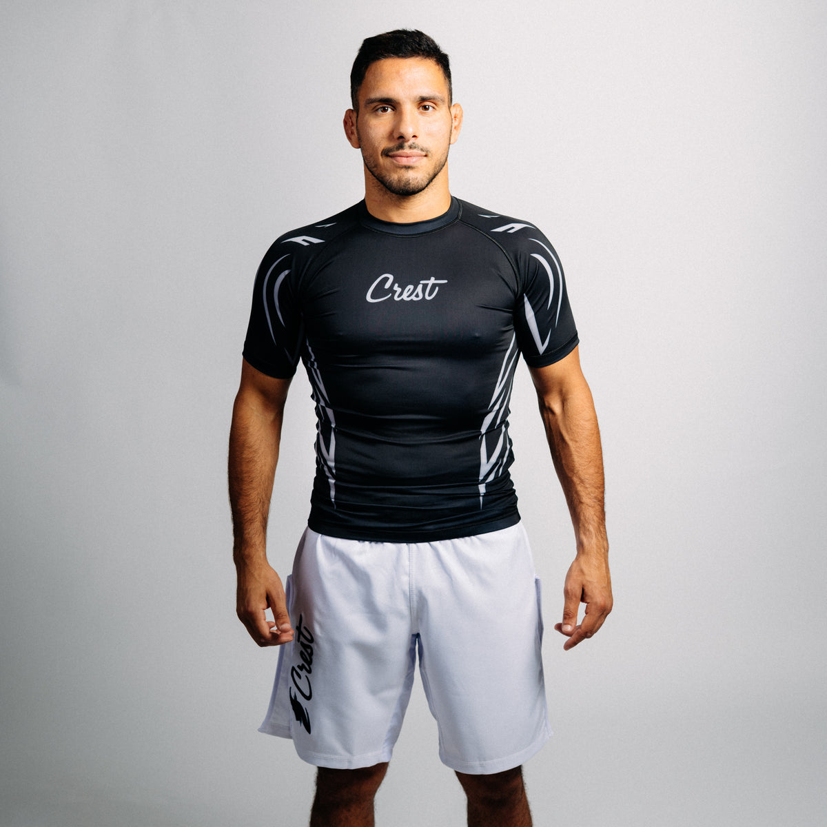 Rash guard "GOAT" svart (lång)