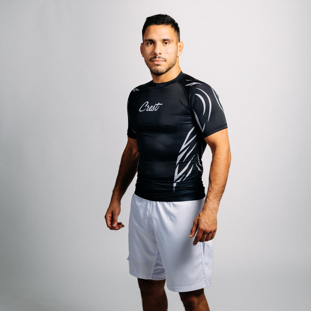 Rash guard "GOAT" svart (lång)