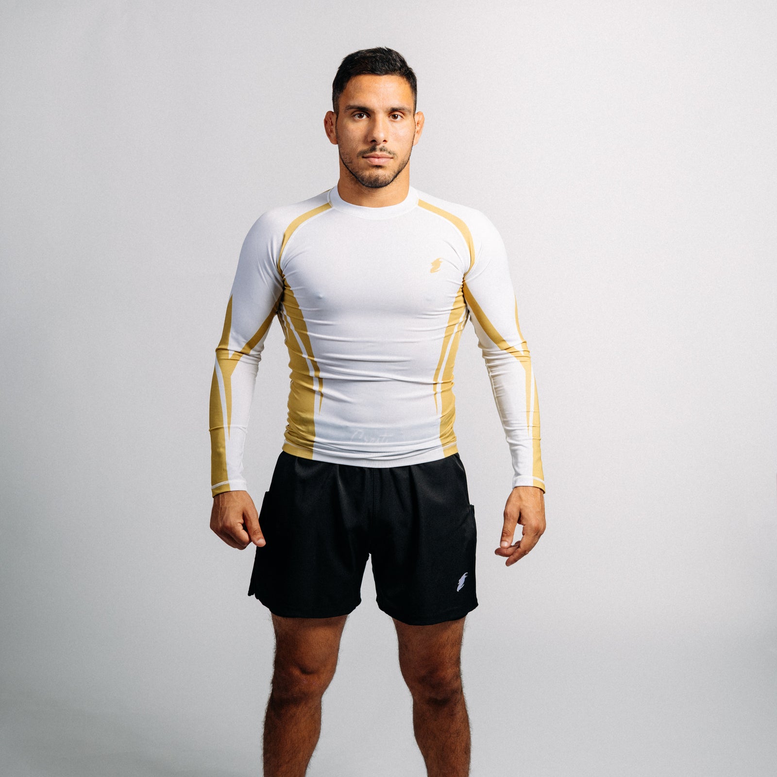 Rash guard "GOAT" svart (lång)