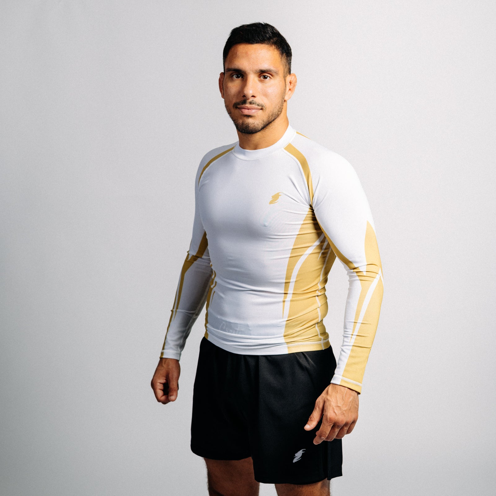 Rash guard "GOAT" svart (lång)