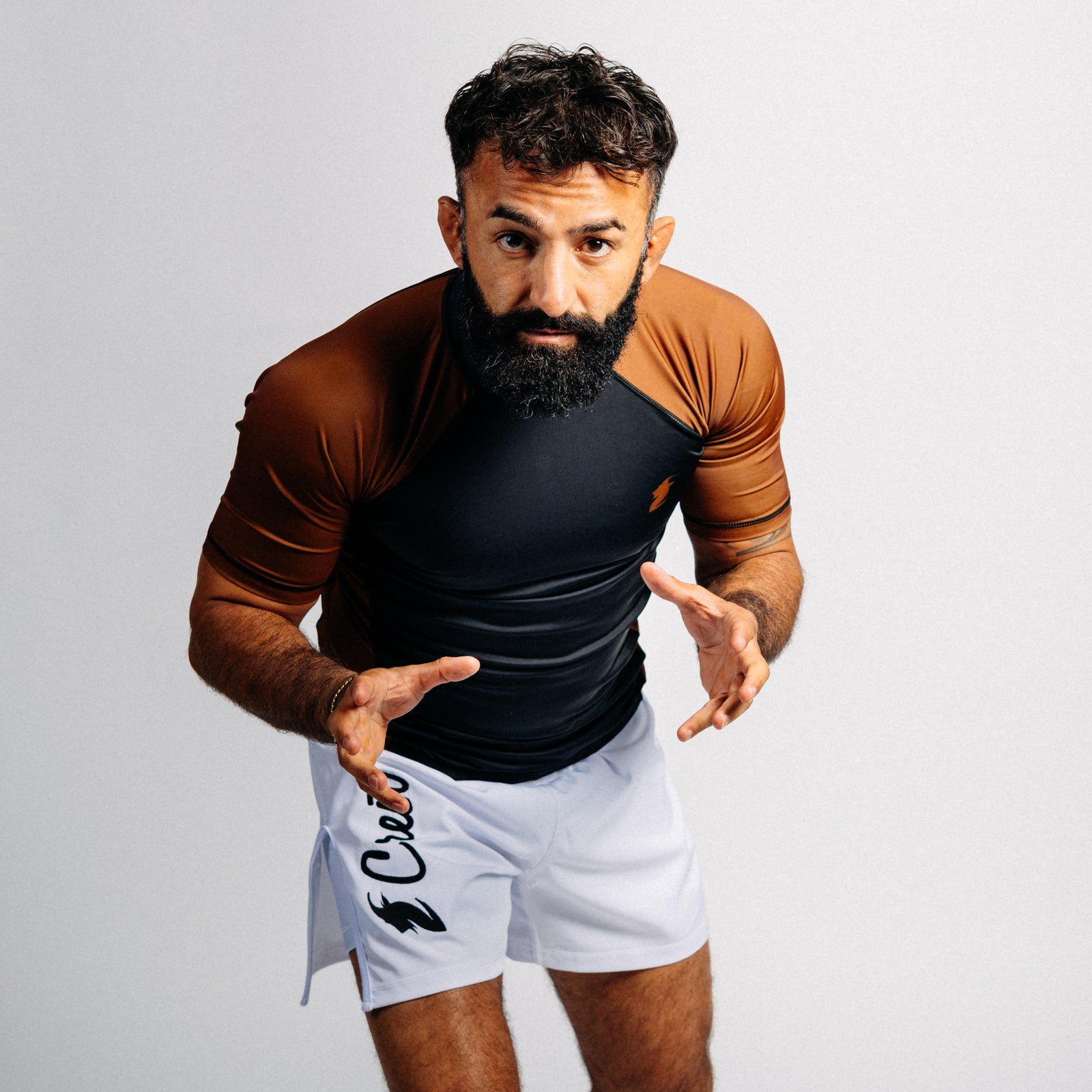 Rash guard blå "C" (lång)