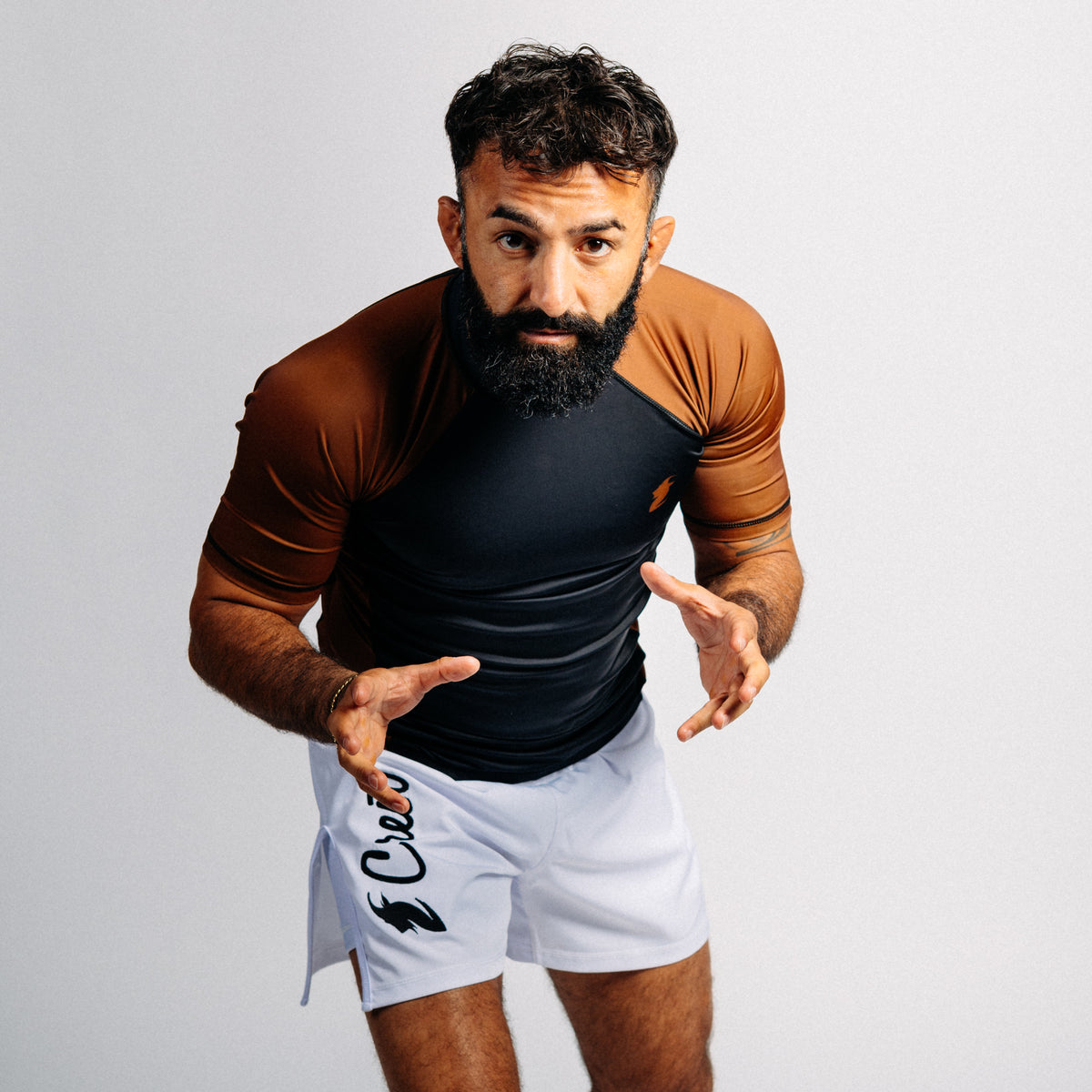 Rash guard blå "C" (lång)