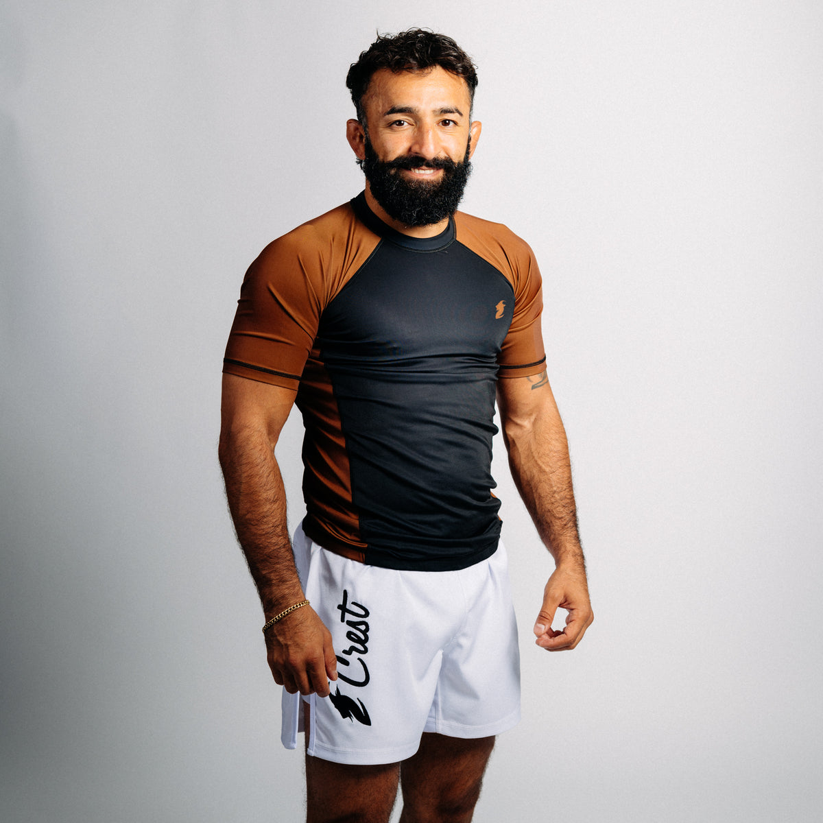 Rash guard blå "C" (lång)