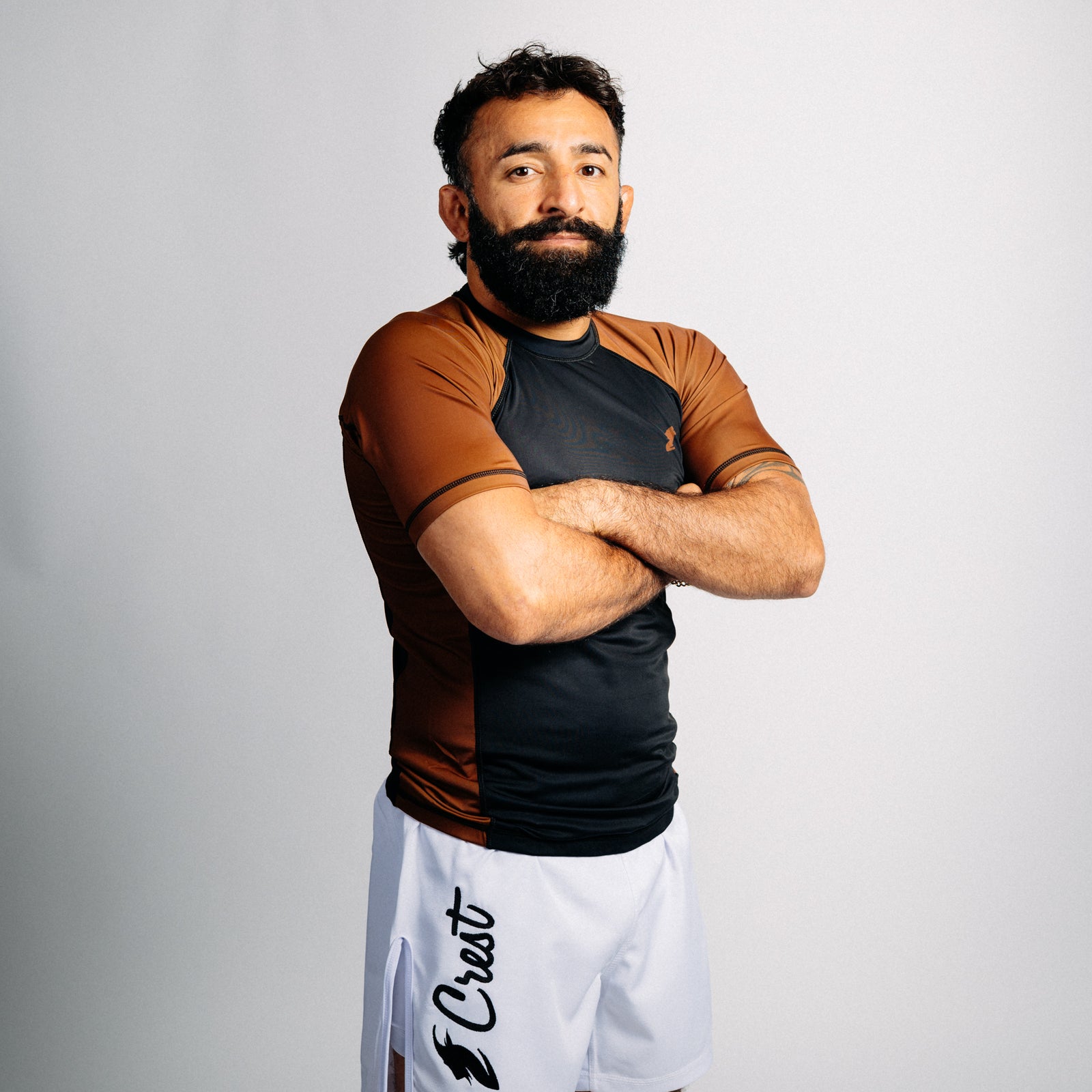 Rash guard blå "C" (lång)