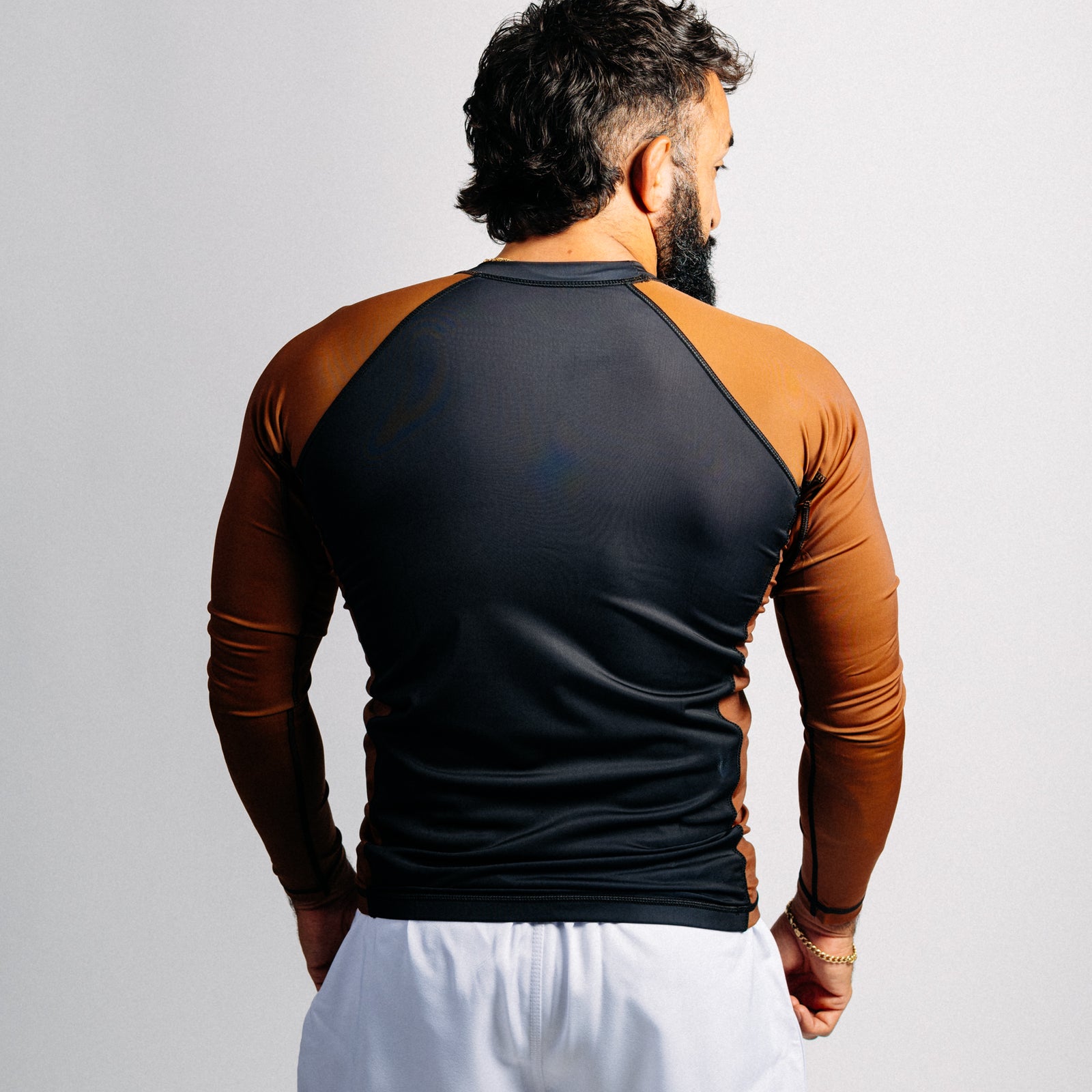 Rash guard blå "C" (lång)
