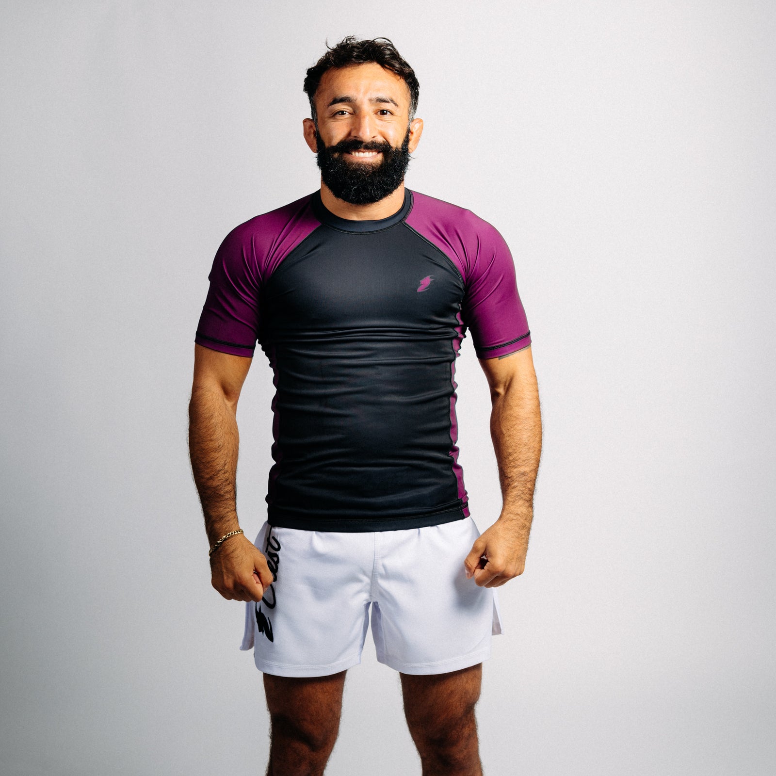 Rash guard blå "C" (lång)