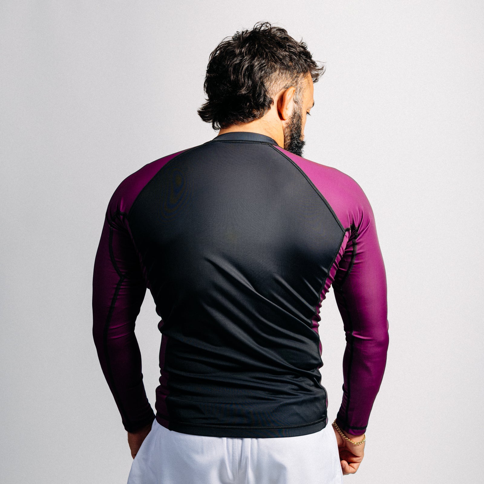 Rash guard blå "C" (lång)