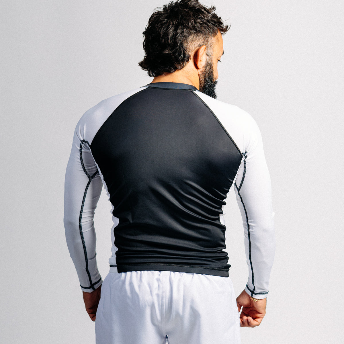 Rash guard blå "C" (lång)