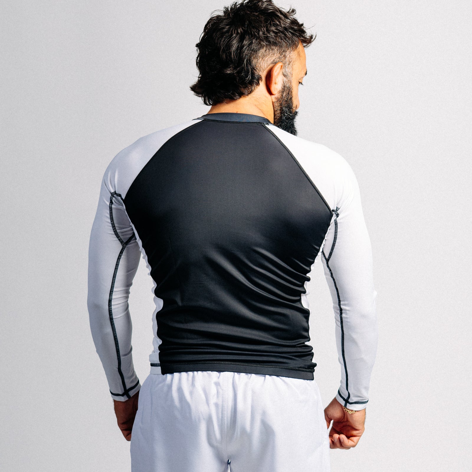 Rash guard blå "C" (lång)