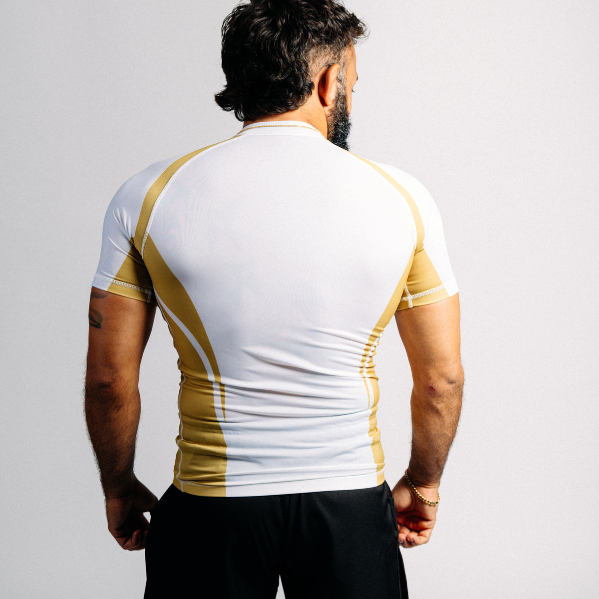 Rash guard "GOAT" svart (lång)