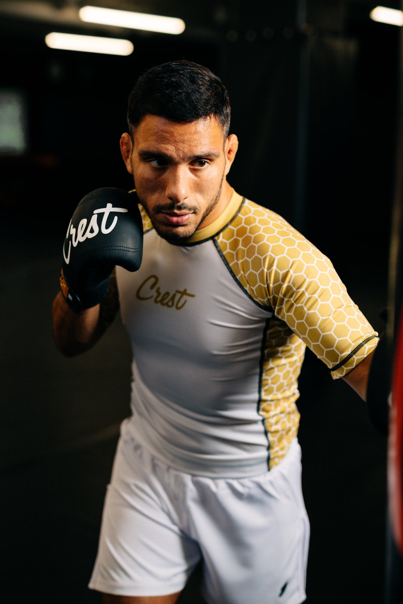 Rash guard "GOAT" svart (lång)