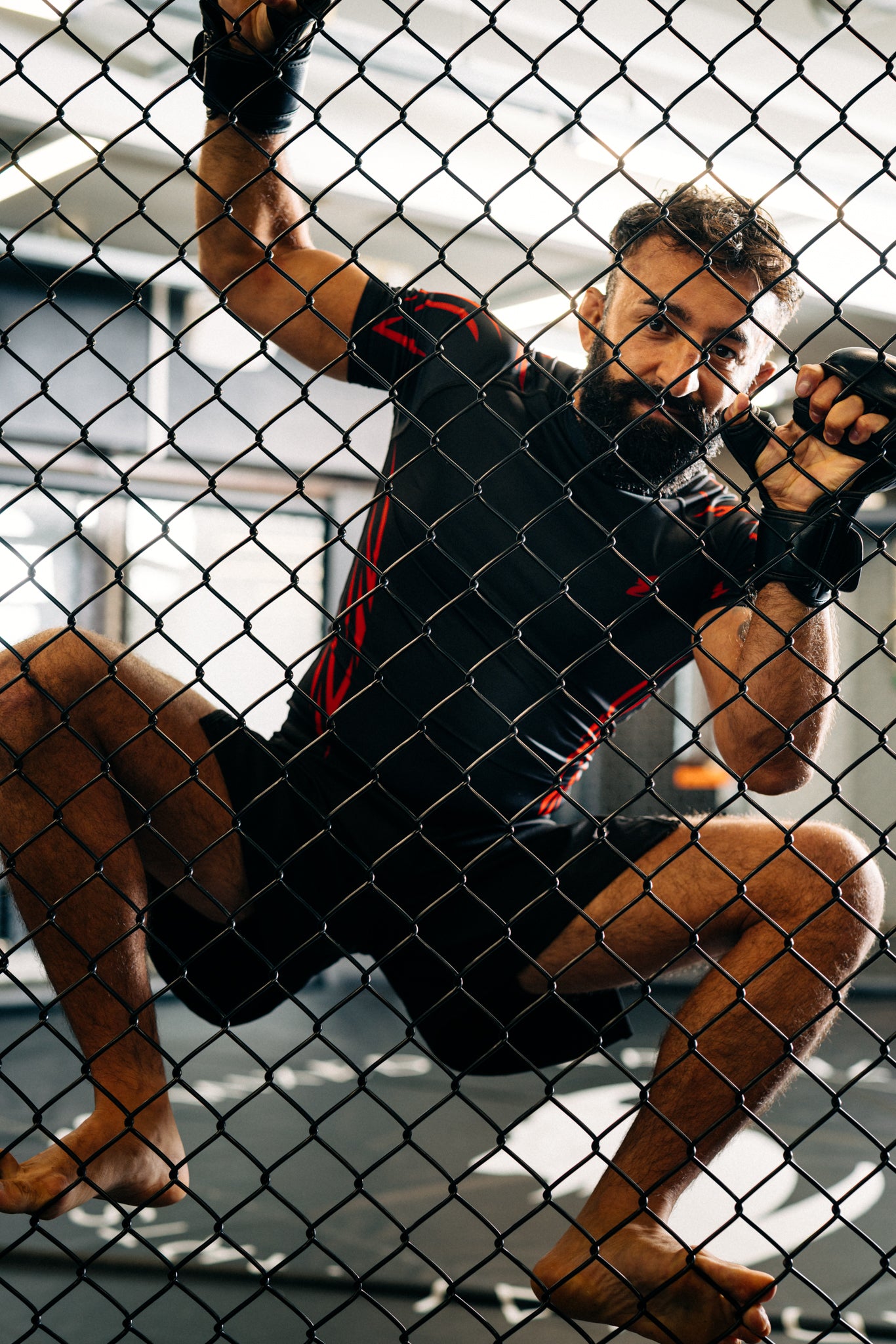 Rash guard "GOAT" svart (lång)