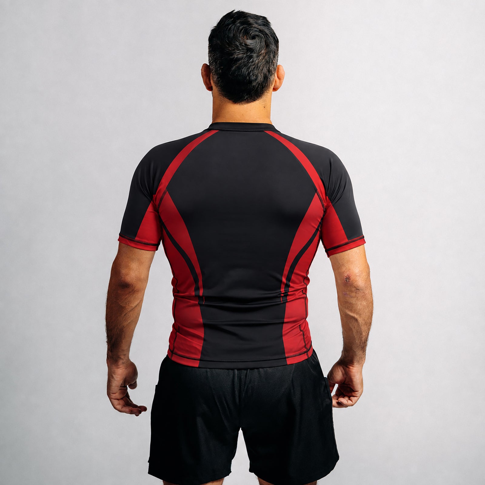 Rash guard "GOAT" svart (lång)