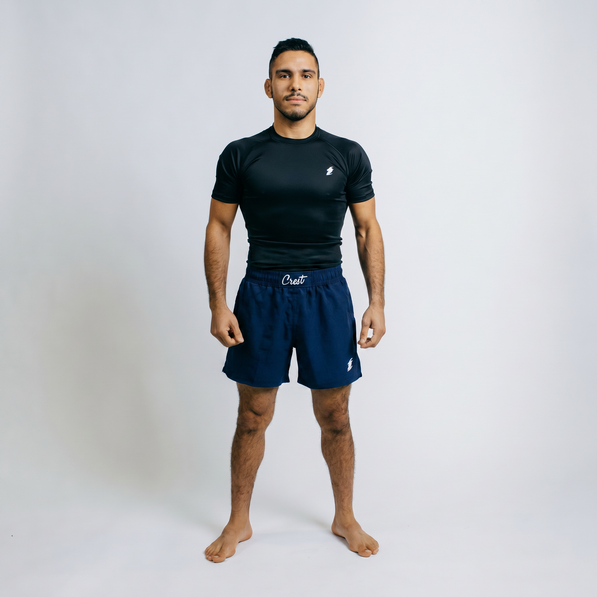 Navy Blue | "GOAT" Hybrid - MMA shorts (short)