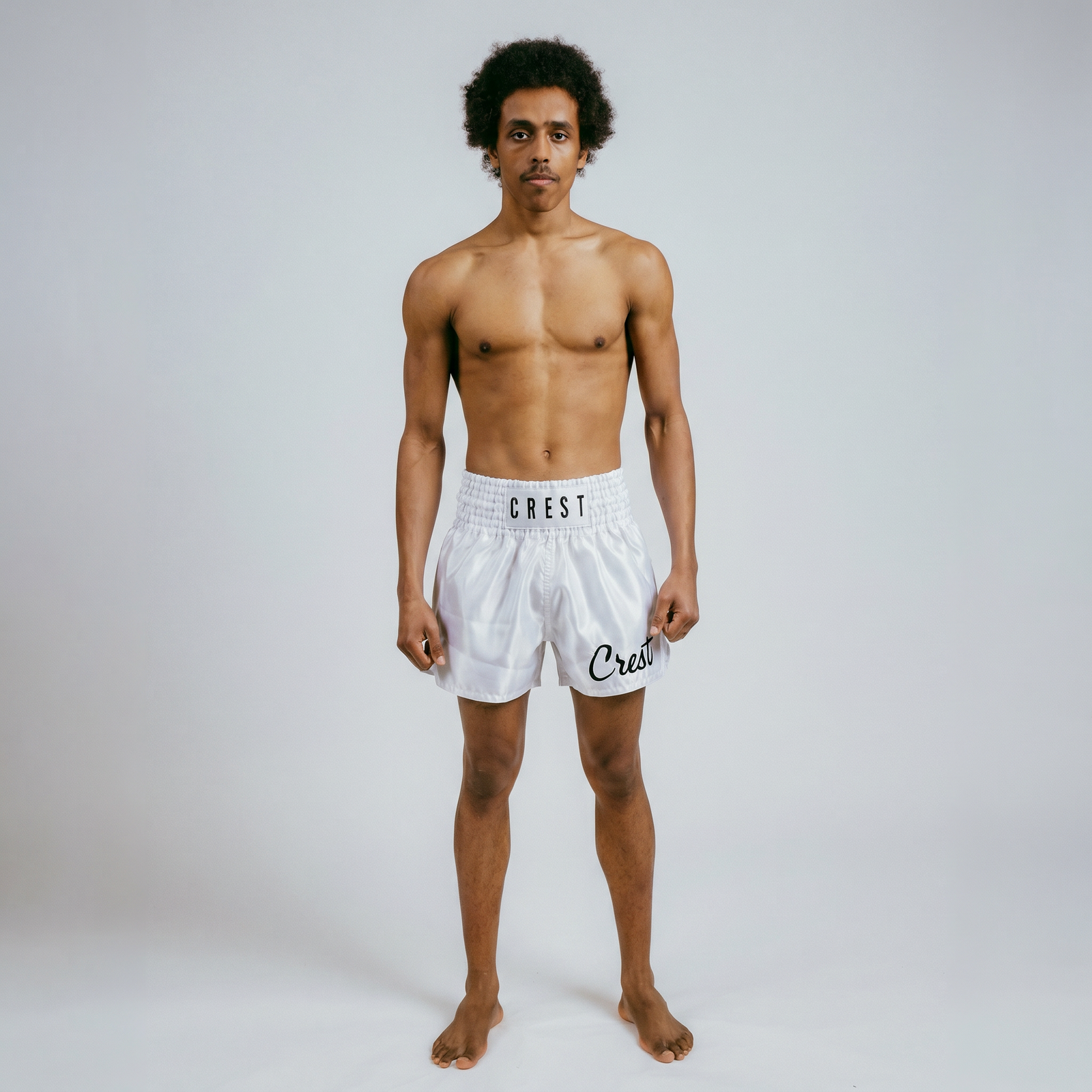 Shorts "C R E S T" (White)