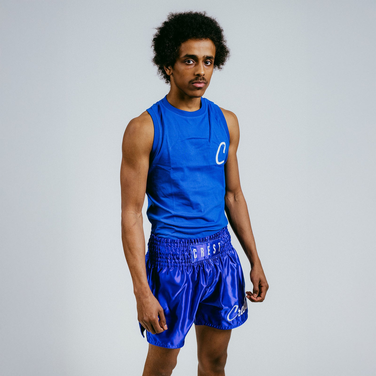 Boxing shirt "C" - blue