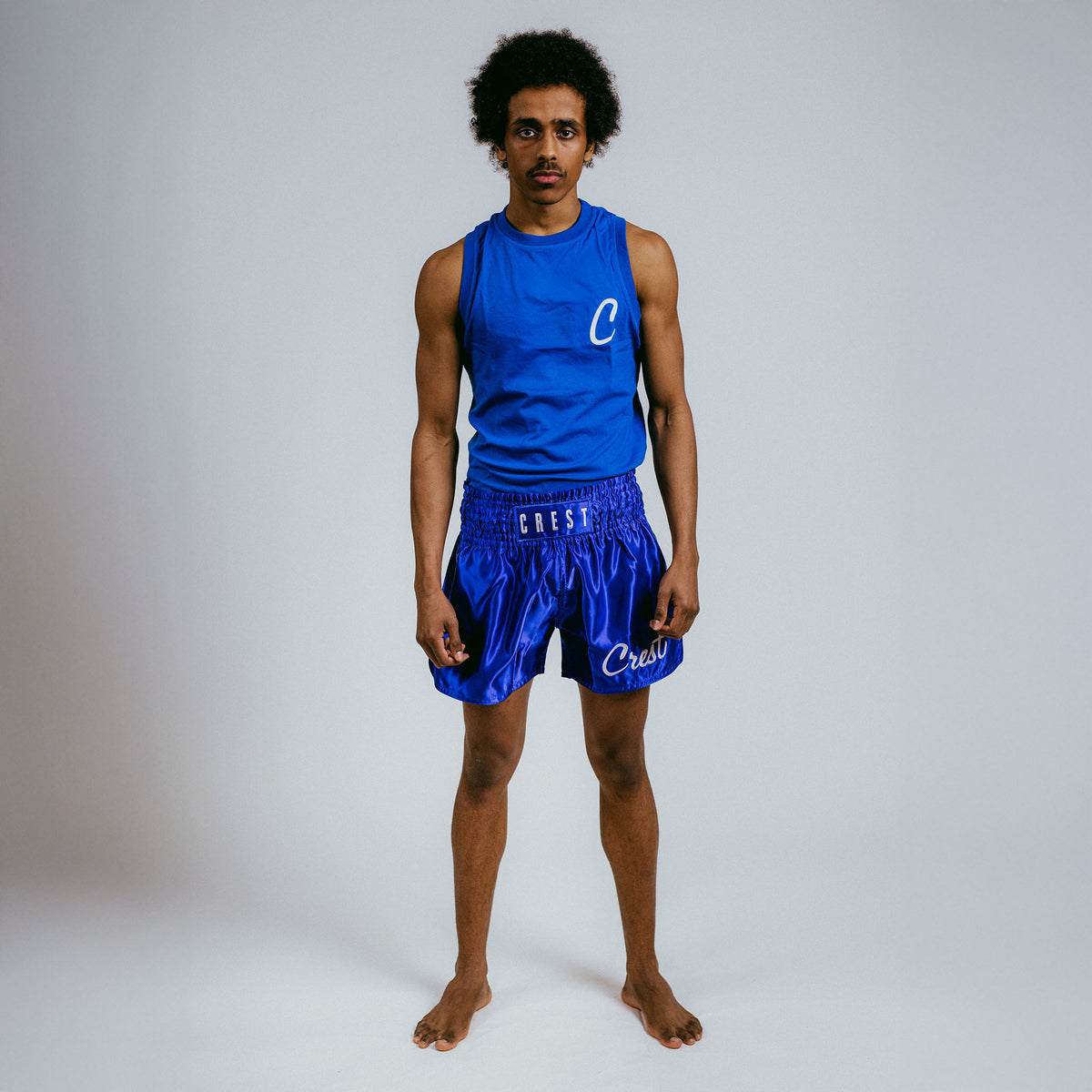 Boxing shirt "C" - blue
