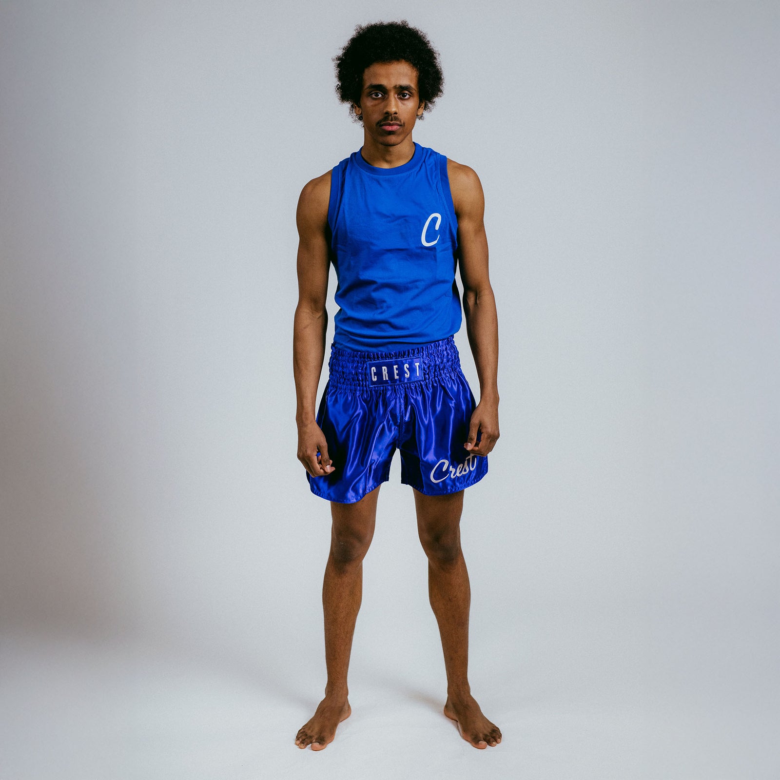 Boxing shirt "C" - blue