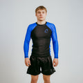 Rash guard blå "C" (lång)