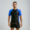 Rash guard blå "C" (kort)