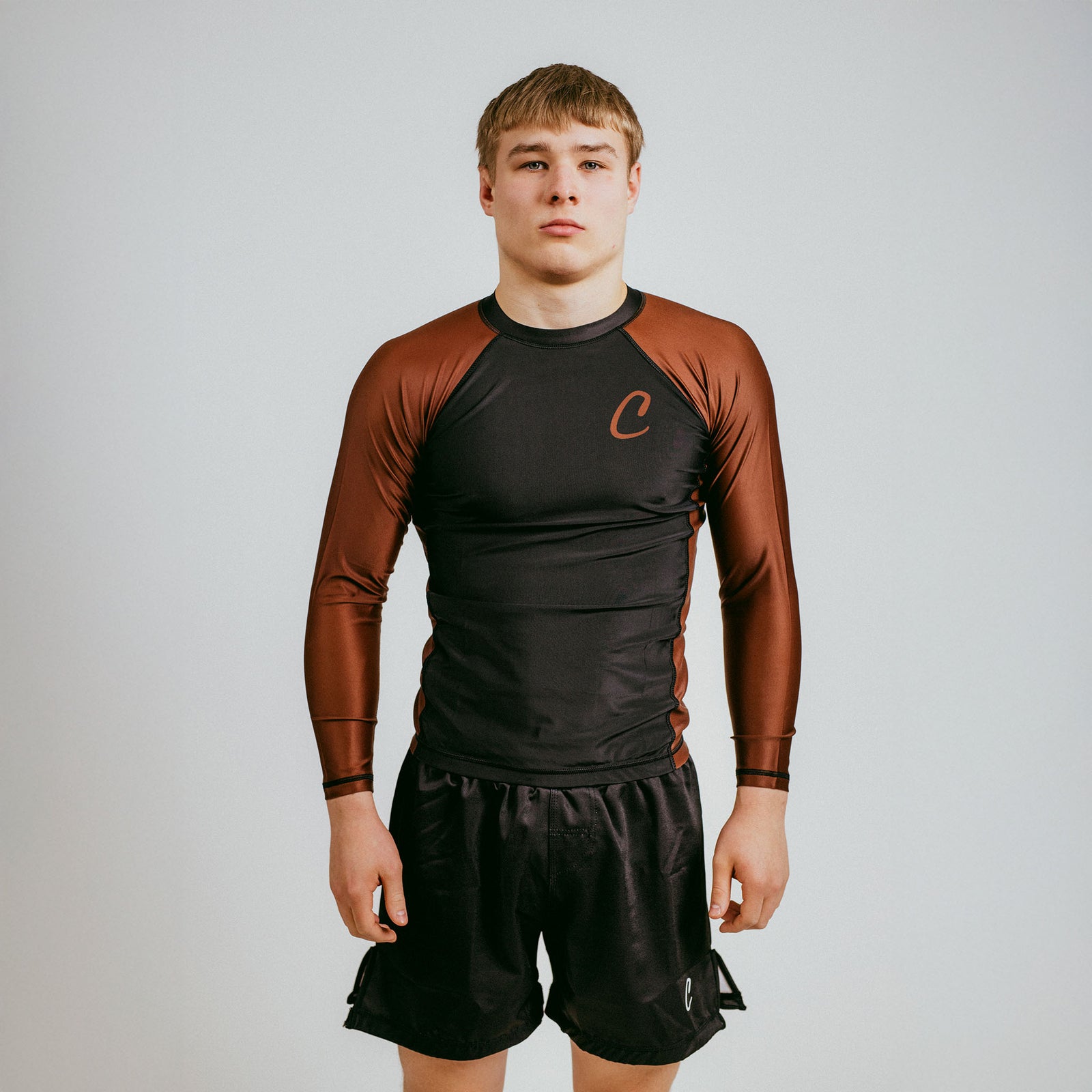 Rash Guard Brown "C" (long)