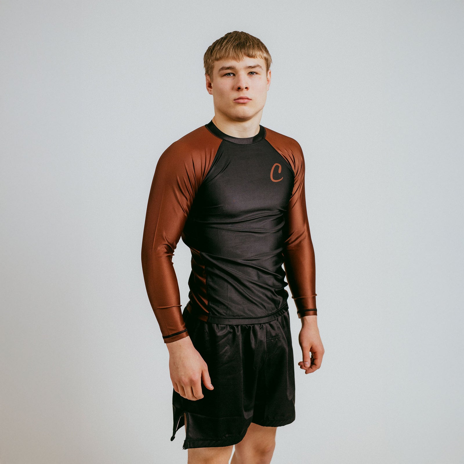 Rash Guard Brown "C" (long)