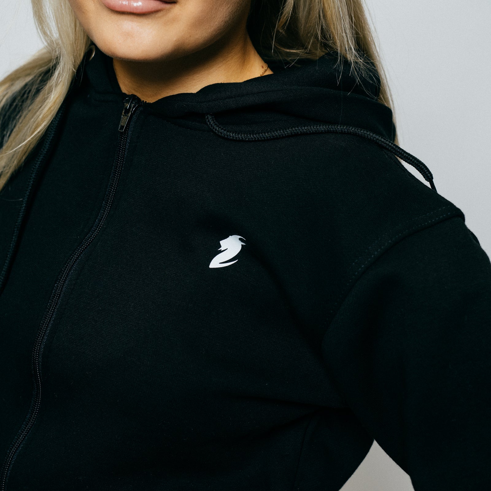 Crest "GOAT" Women hoodie - (Black)